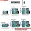 Set Of 2 Digital Print Sea Beach View Curtains Coastal Landscape Window Drapes Living Room Bedroom Home Decor Non Woven Curtain Polyester Perfect For
