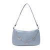 Women's Underarm Bag Solid Shoulder Bag with for Butterfly Chain Design All-matching Handbags Purse Fashion Leather Hobo