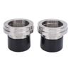 2Pcs Boat Trailer Bearing Protectors with Covers 2.717in Diameter Stainless Steel Wheel Center Grease Cover
