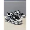 Spring and summer mesh breathable and comfortable casual shoes European air cushion retro thick-soled dad shoes dl
