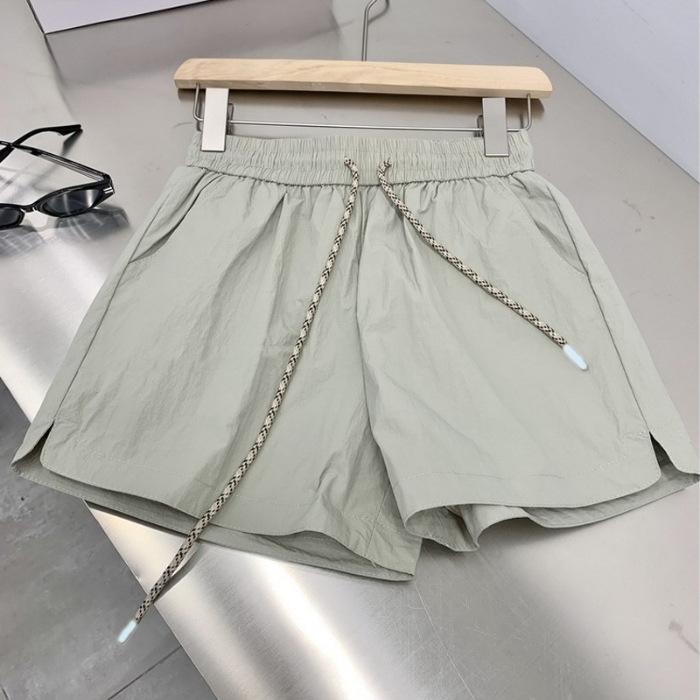 Quick-drying Sports Shorts Women's Summer Small Size Plus Size Loose Elastic High-waisted A-line Slim Casual Pants