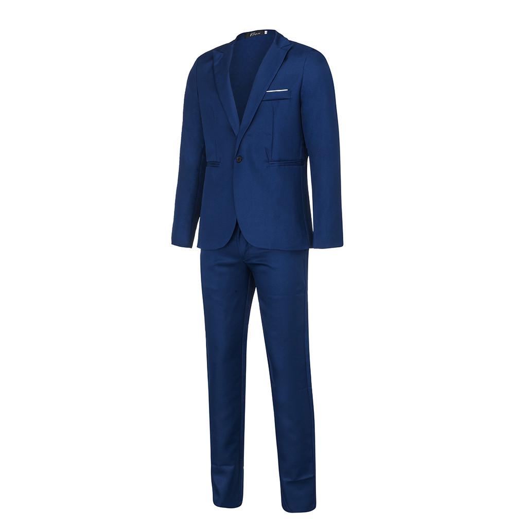 coat suit blue