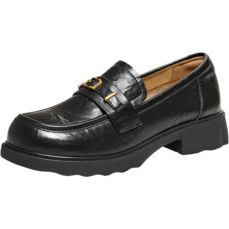 TATA Women s  Golden Brick  Casual Loafers 38