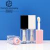 Large Square Cotton Head Lip Gloss Tube, 5ml Empty Lip Glaze Container, Cosmetic Packaging.