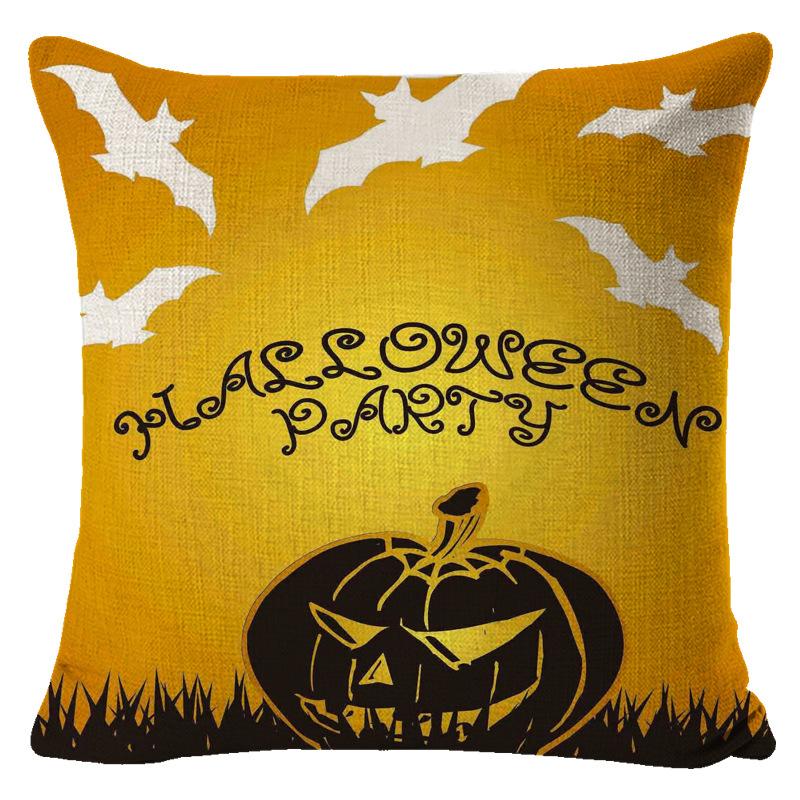New Halloween Pillow Case Halloween Pillow Core Bed Home Decoration Bedside Cushion