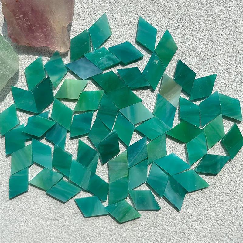 50g Clear Glass Mosaic Tiles Multi Color Mosaic Piece DIY Mosaic Making Stones for Craft Hobby Arts Home Wall Decoration Arte917