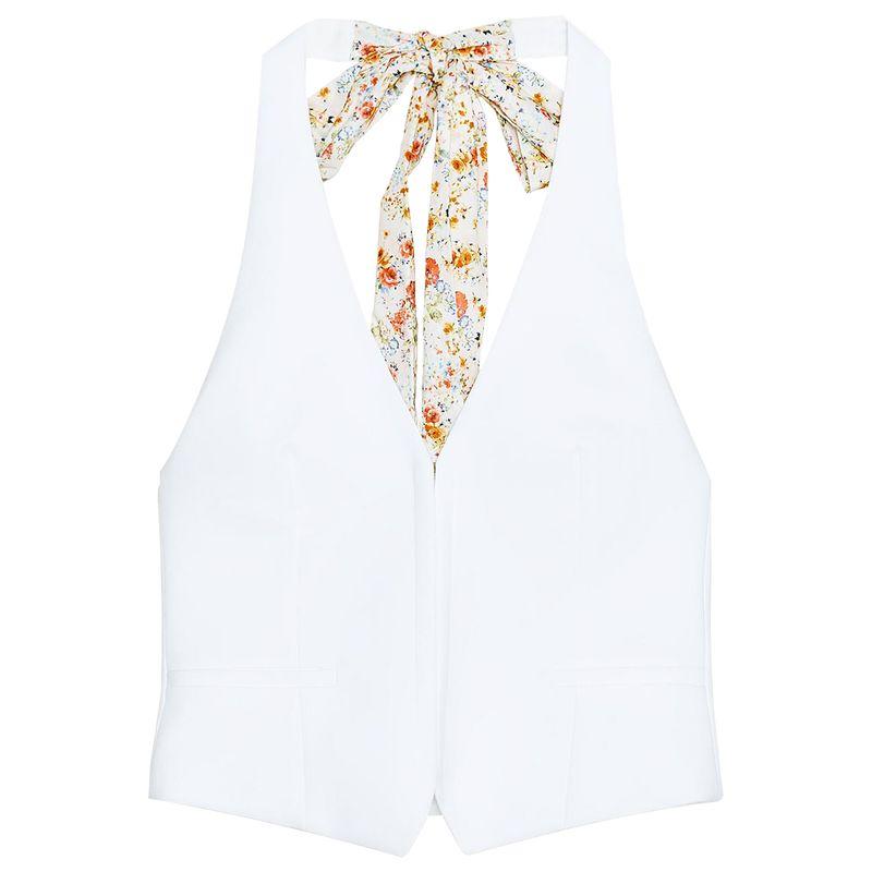 Zaprha 2025 New Arrival American Hot Sexy Beautiful Print Thin Scarf Decoration Halter Top 2010706