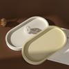 1pc Oval Coaster Epoxy Resin Clay Casting Silicone Mould Tray Storage Gypsum Tray Mold DIY Jewelry Tray Dishes