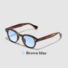 Ruiao  Retro round man and women Sunglasses Designer Famous Brand Luxury Vintage Shades Eyewear for Small Faces sun glasses