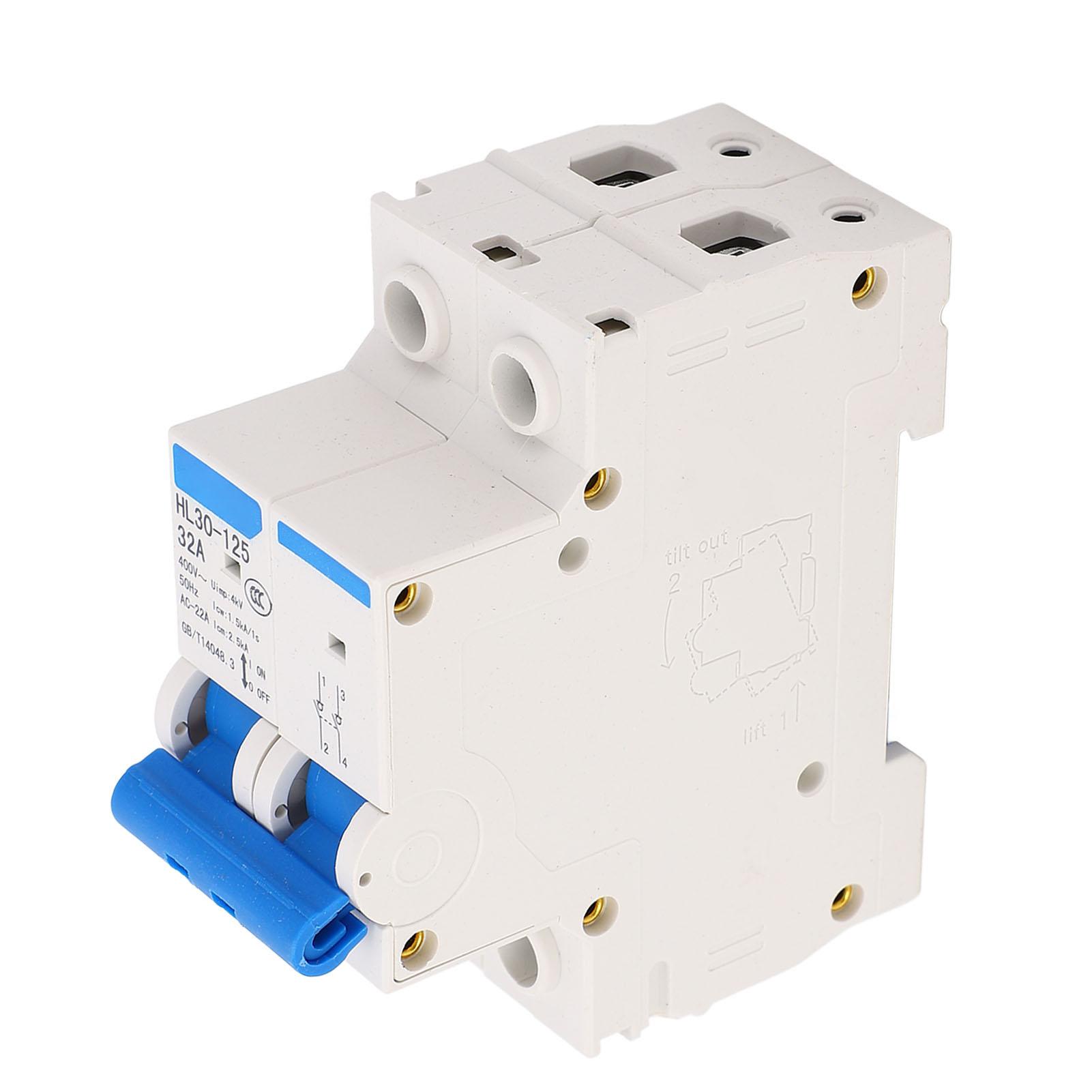 

Isolating Switch 2P 32A 400V Isolator Shunt Release Miniature Circuit Breaker for Home Commercial Office