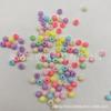 Glossy Candy Color Round Plastic Beads for DIY Jewelry Making