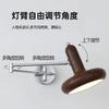 Medieval LED Wall Lamp Cream Wind Retractable Lighting For Bedroom Bedsides Study Living Room Hallway Indoors Luminaires