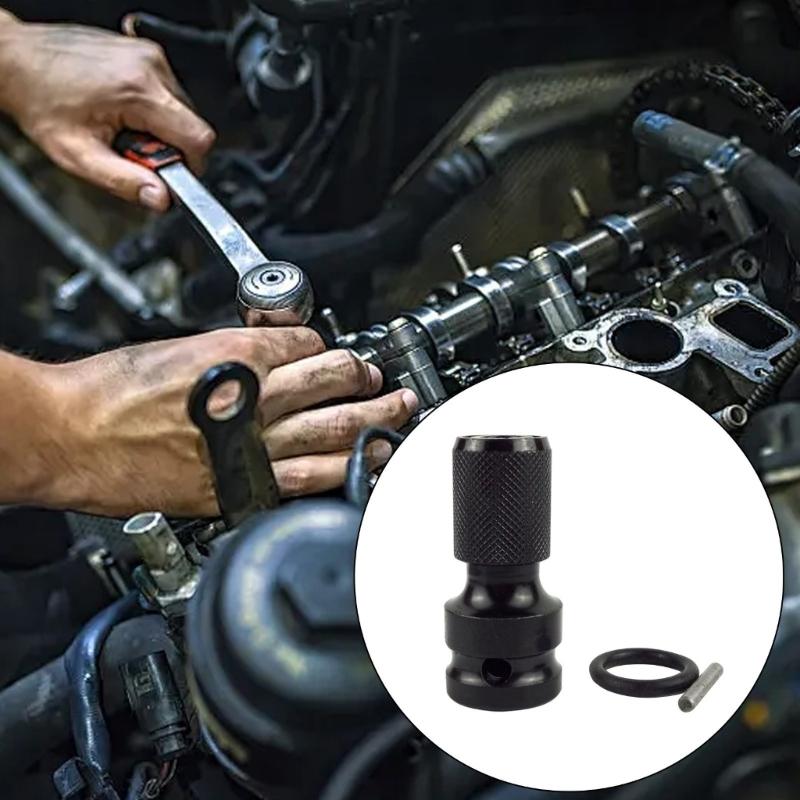 4 Stück Steckschlüsseladapter Sechskantadapter 1/2 Zoll Vierkantantrieb auf 1/4 Zoll Sechskant Schnellwechsel-Konverter Sechskant-Steckschlüsseladapter