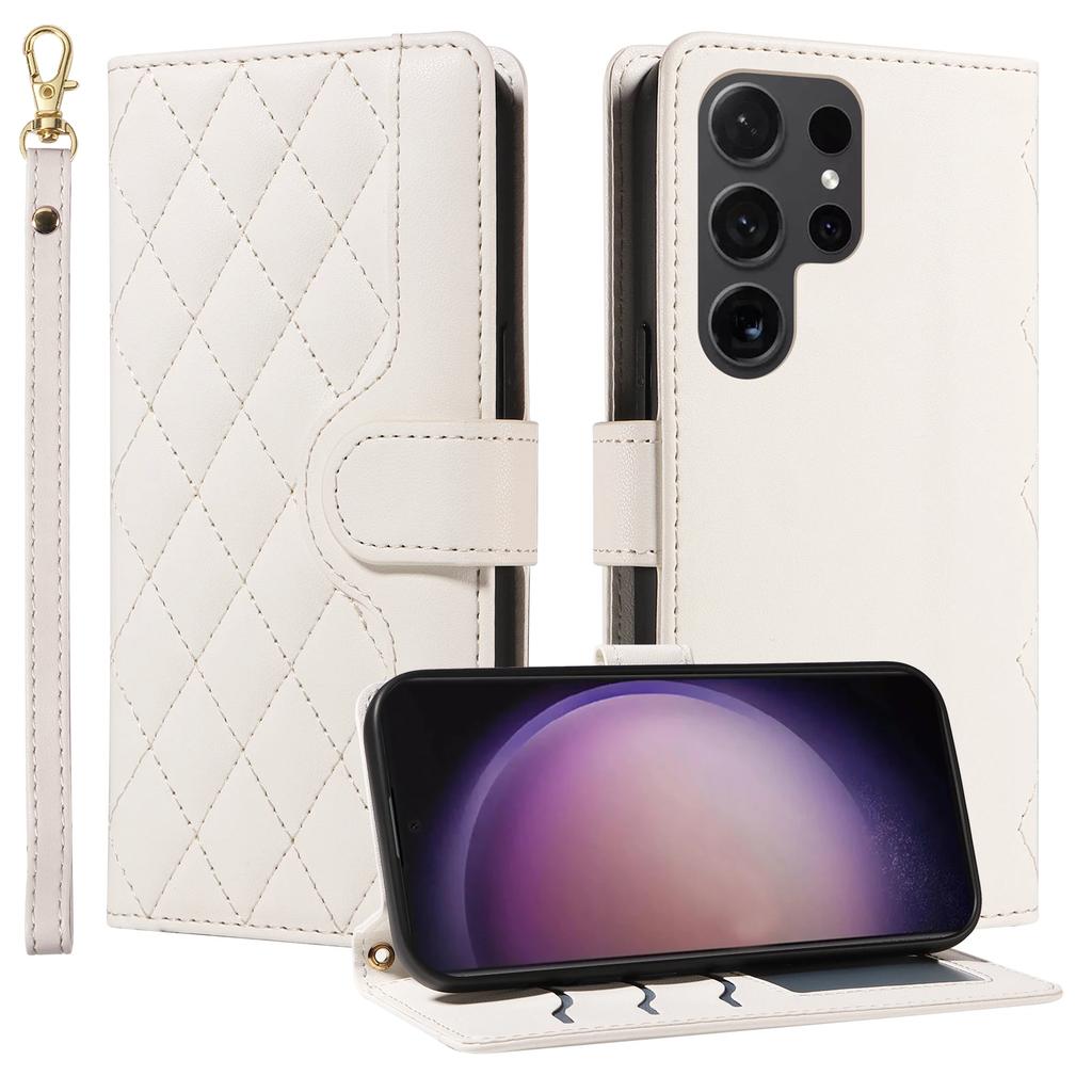 Crossbody Cards Solt Wallet Leather Case For Samsung Galaxy S24 Ultra S23 S22 Plus S21 A55 A25 A15 A35 A16 A06 Bag Pocket Cover