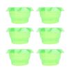 10Pcs Slug Collars PP Green Transparent Slug Snail Protective Collar Garden Cloches for Household