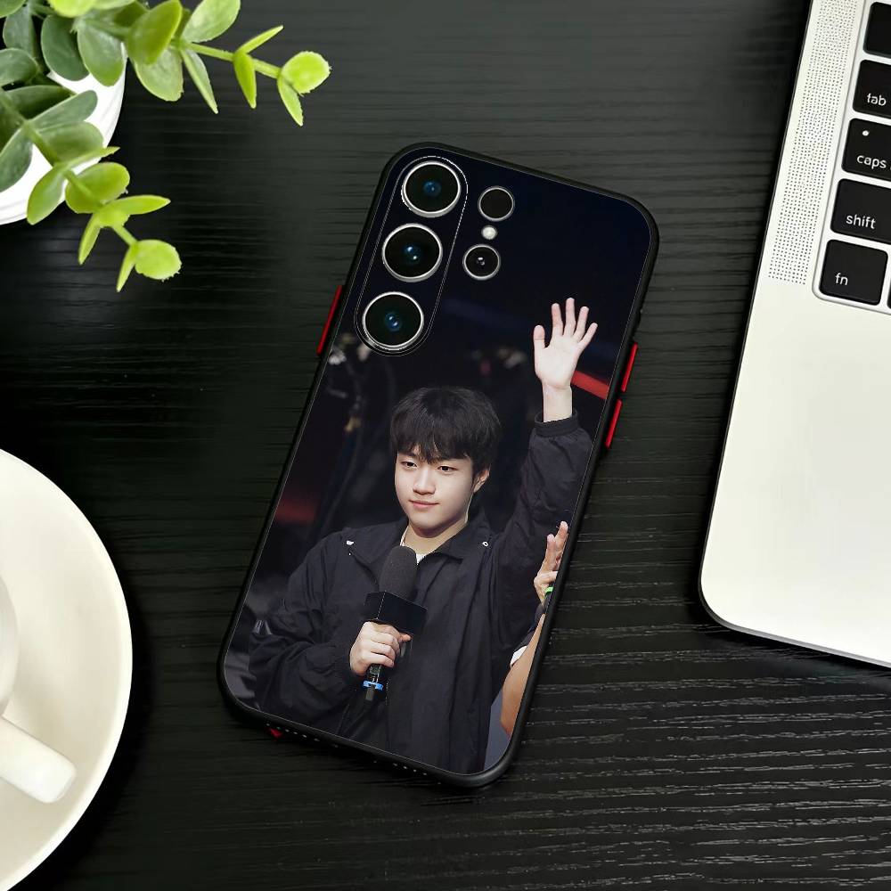 

Faker Phone Case For Samsung S26,S25,S24,S23,S22,S21,S20,S30,Ultra,Plus,Fe,Note,5G Black Cover Samsung S26