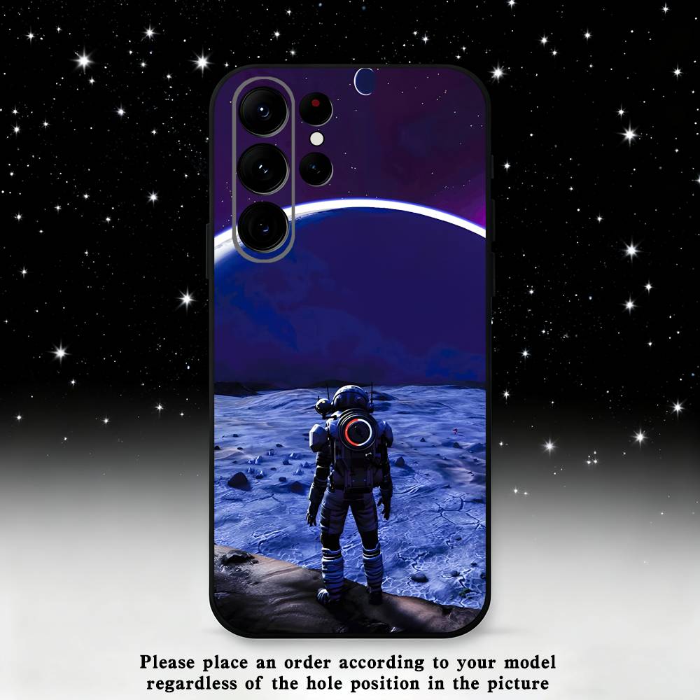 

No M-Mans Sky Game Phone Case For Samsung S25,S24,S23,S22,S21,S20,S10,Ultra,Plus,Lite,FE,Soft Silicone Black Cover Samsung S21plus