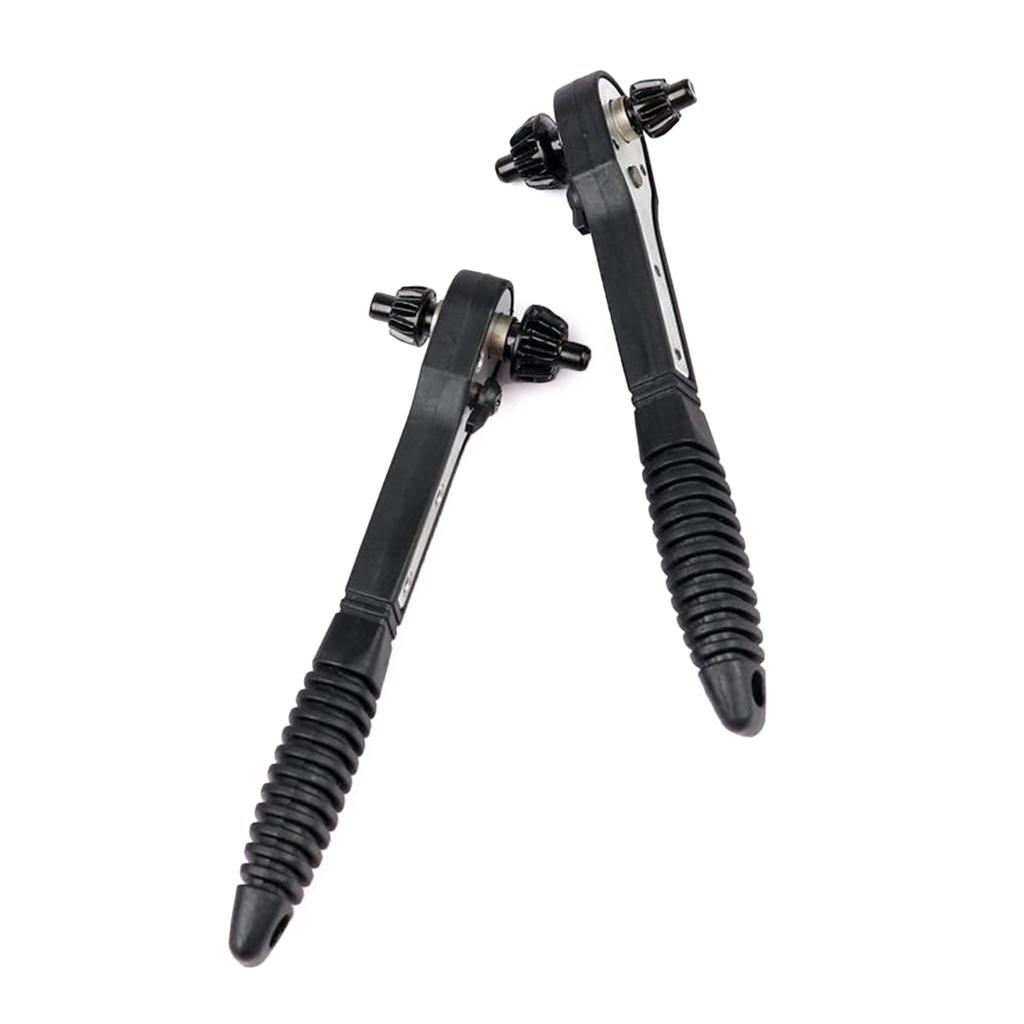 2 in 1 Drill Chuck Key Wrench Multi-function Hand Drill Key Chuck Drill Ratchet Spanner Wrench Tool Accessories