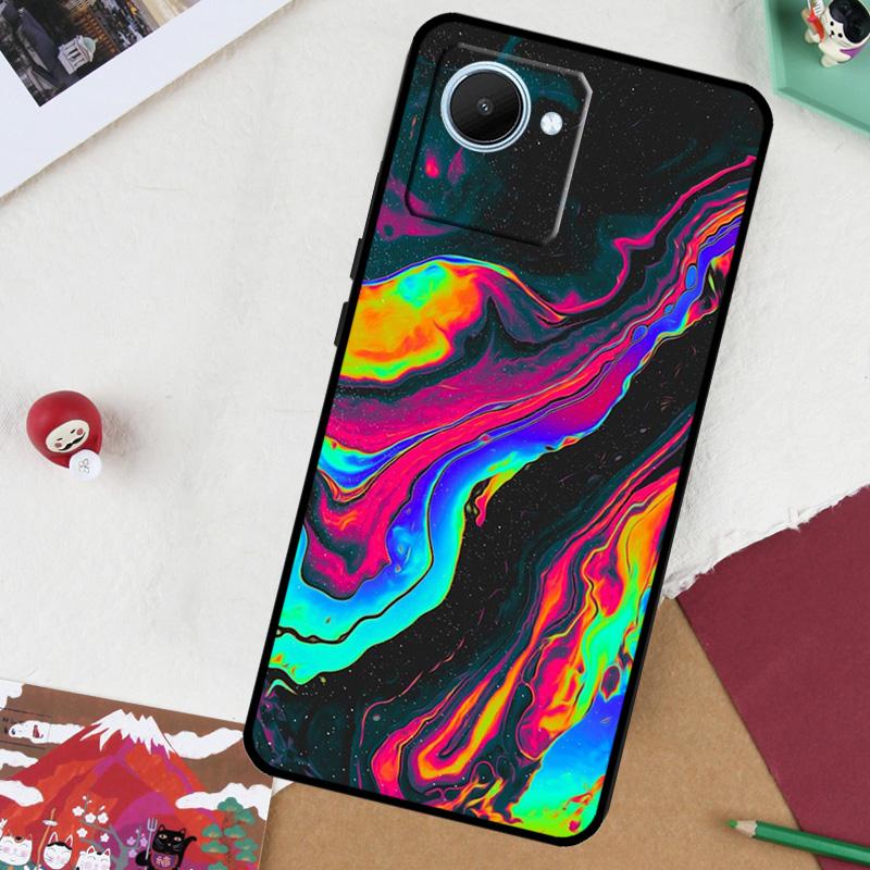 Trippy Pastel Color Print For Realme GT7 Pro GT 6T 5 6 C67 C75 C61 C55 C53 C51 C21Y C25S 10 11 12 13 14 Pro Plus Case