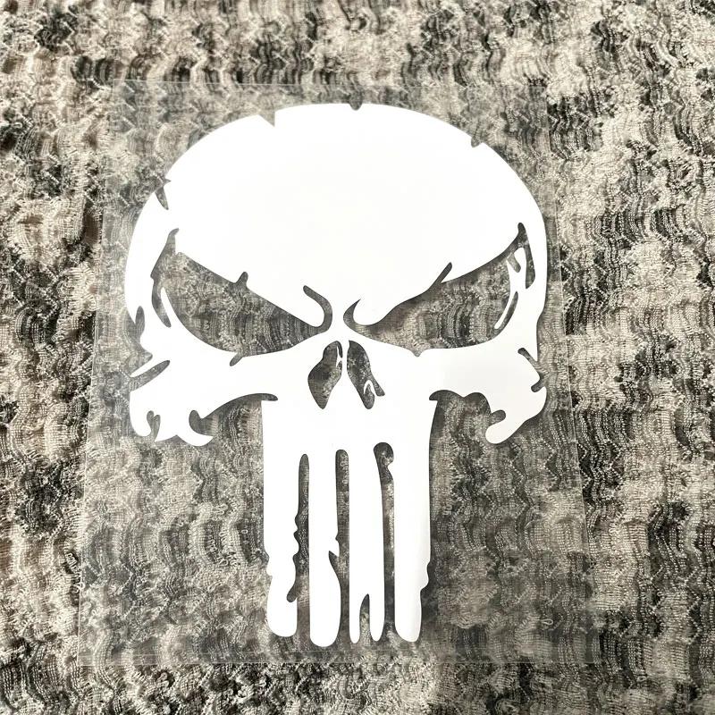 1pc Skull Motorcycle Stickers Waterproof Motocross Vinyl Decals Motorbike Fuel Tank Side Fairings Motorcycle Helmet Decoration
