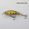 60mm 5g Vibrating Sinking Minnow Lure with Treble Hook for Bass and Asp Fishing