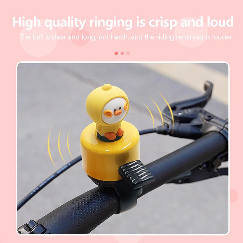 Cartoon Children'S Bicycle Bell High Sound Creative Bike Balance Mountain Car Handlebar Horn Loud Stroller Decoration Accessory