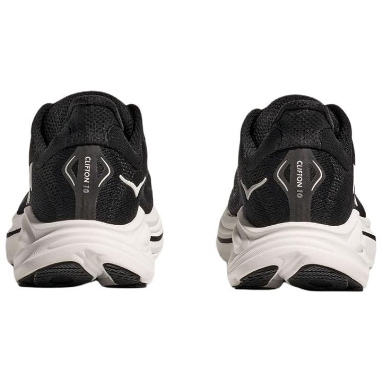 HOKA Clifton 10 Wide Black White Men Sneakers 1162032-BWHT