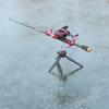 360 Degree  Adjustable Ice Fishing Rod Rack Multi-Functional Folding Fishing Rod Stand Aluminum Alloy Ice Pole Holder Ice Fishing