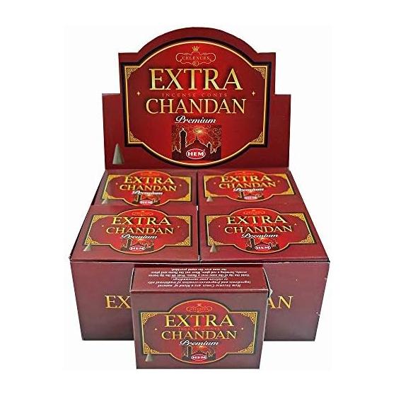 Set of 12 HEM Corn Incense Extra Chandan