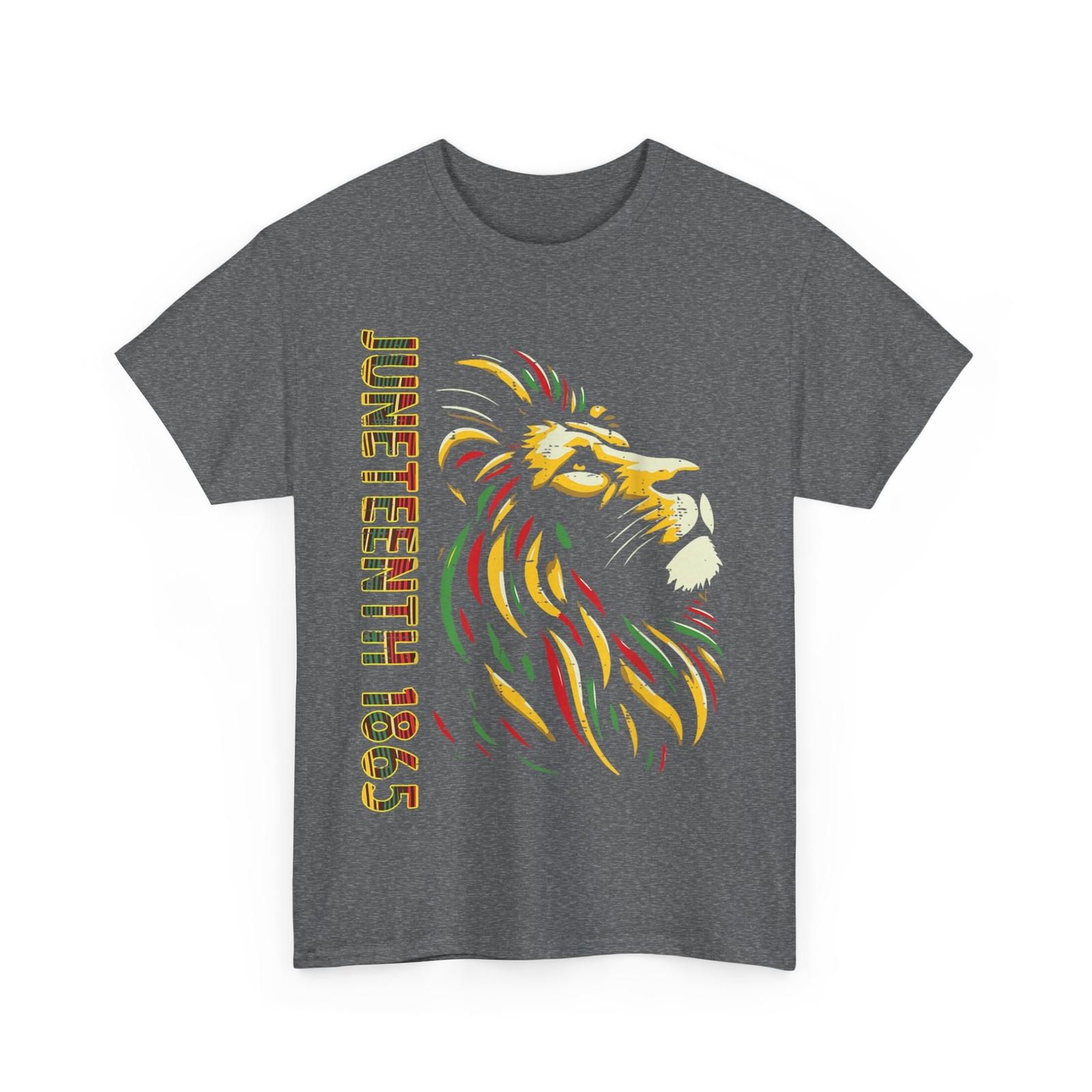 Juneteenth 1865 Shirt, Juneteenth Lion Black African Men T-Shirt XL