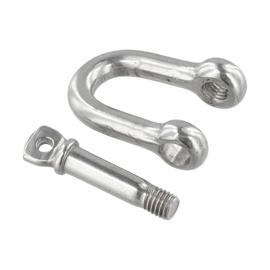 Heavy Duty Stainless Steel D Shackles Marine Rigging Shackles 5mm & 10mm