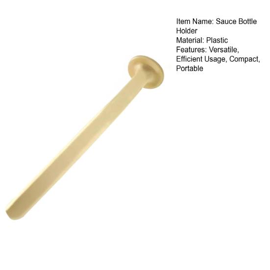 Silicone Bottle Holder Wall-Mounted Condiment Rack for Ketchup Mustard Honey Space-Saving Fridge Kitchen Organizer