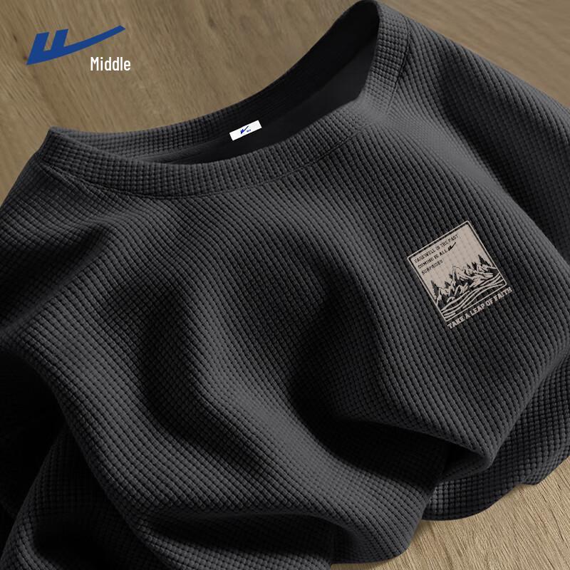 

Warrior Men s Summer Loose Waffle Knit Short Sleeve T-Shirt M
