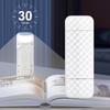 Mini LED Clip on Book Light Rechargeable Flip Mini LED Book Light Dimmable 5 Color Light Clip Desk Light Office