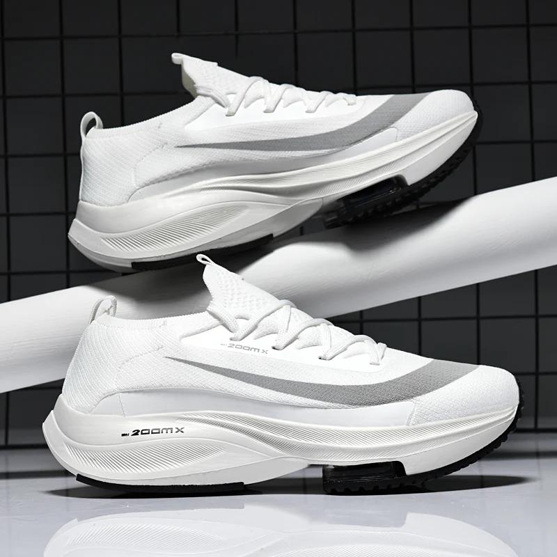 New 2024 Men Running Shoes Breathable Outdoor Sports Shoes Lightweight Sneakers for Men Comfortable Athletic Training Footwear