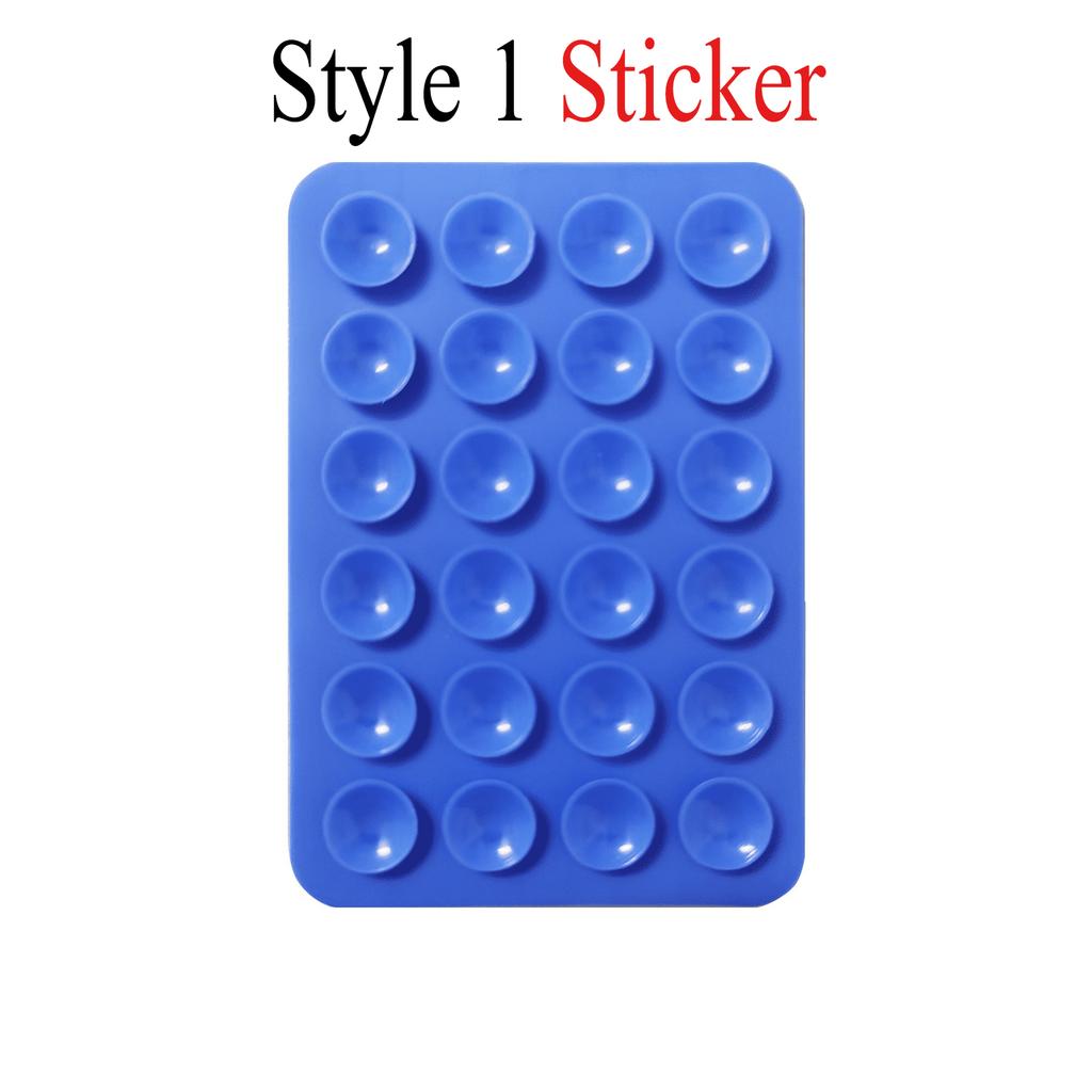 Sticker/Double-sided Suction Cup Adhesive Silicone Suction Pad Bracket Multifunction Rubber Sucker Pad Durable Mobile Phone