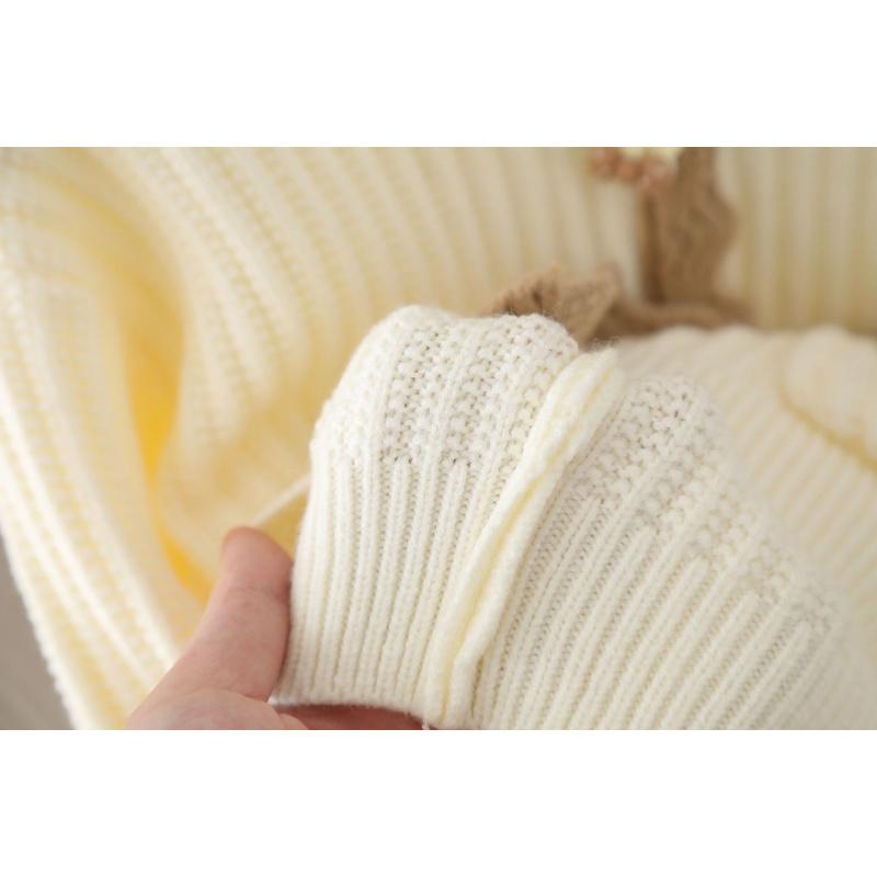 Girls Sweater Knitted Jacket Autumn New Little Girl Pants Two-piece Set Girls Cardigan Knitted Suit