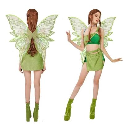 Creative Fairy Butterfly Wings Fluttering Wings Sparkle Fairy Costume Wing Set Lightweight Sparkling Elf Wings Costume
