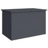 Outdoor Storage Box Anthracite Grey 80 X 50.5 X 50 Cm Steel