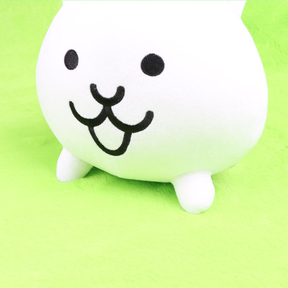 The Battle Cats Meow Wars Neko Lucky Cat White Cat Pillow Doll Doll