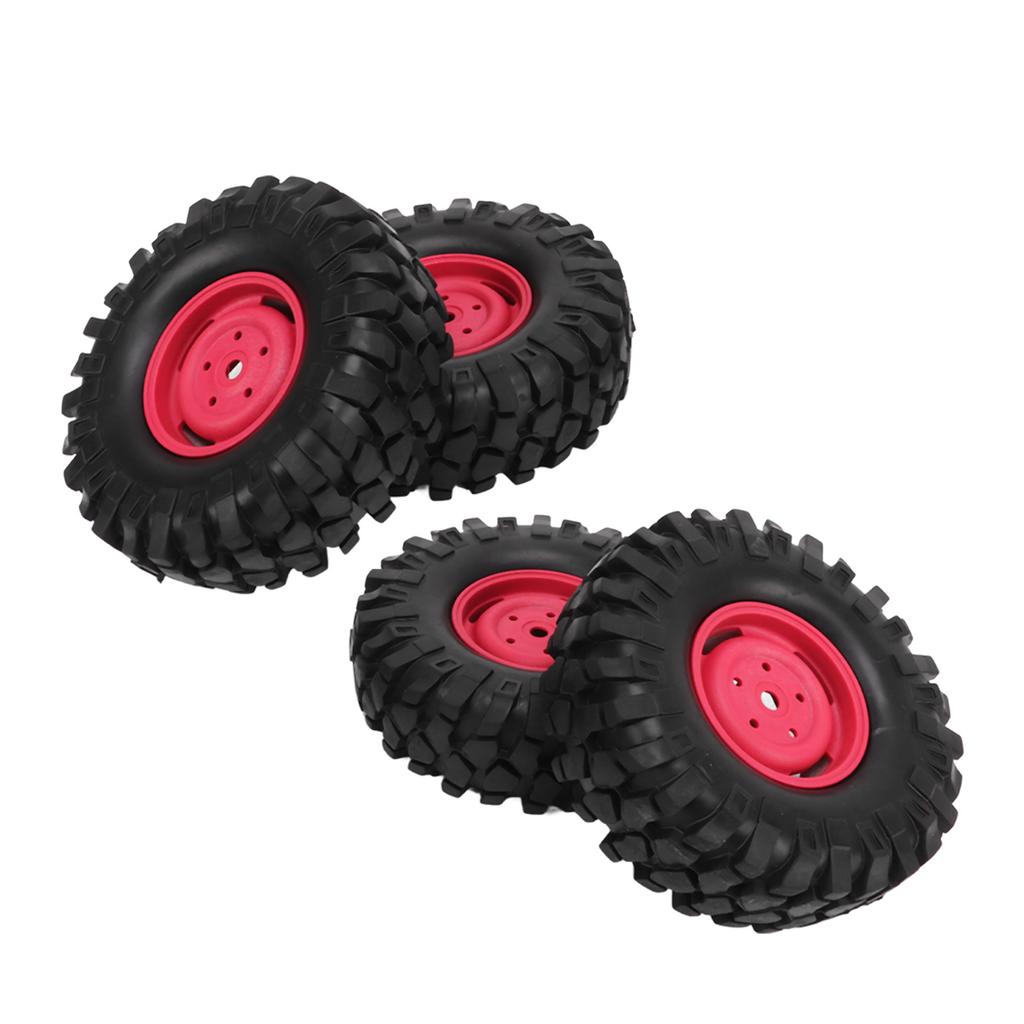4PCS RC Off Road Vehicle Tires 1.9 Inch Universal Rubber RC Wheels and Tires for RC Off Road