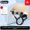 Electric Battery Car Helmet Women's Summer Sun Protection Breathable Hard Hat Motorcycle Riding Helmet Four Seasons Half Helmet