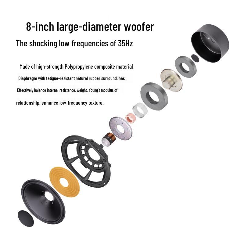 HiVi M300MKII 2.0 Channel Active HIFI Bookshelf Speaker