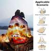 1pc Mcqueens Adventure Flannel Blanket Soft Warm Throw Blanket for Bedroom Living Room Bed Travel Camping Picnic Gift. M730048