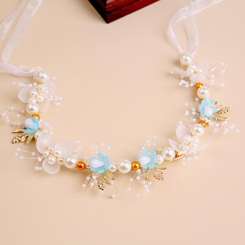 Bridal Flower Headband and Crown for Children