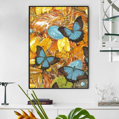Pittura Diamante 5D Fai da Te Cartone Animato Farfalla Punto Croce Paesaggio Dipinti per la Casa Artigianato