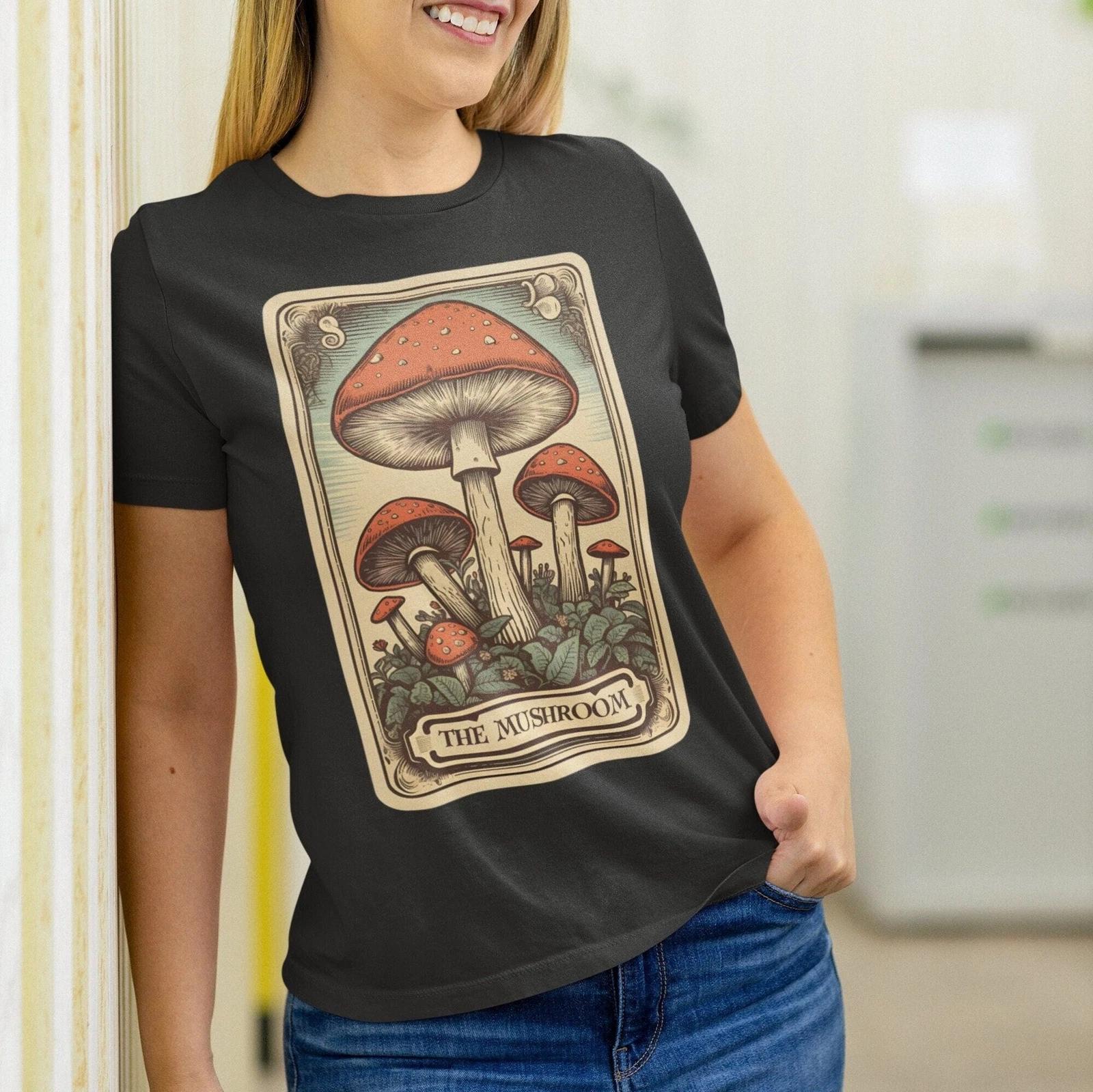 The Mushroom Tarot Card Shirt, Foraging M