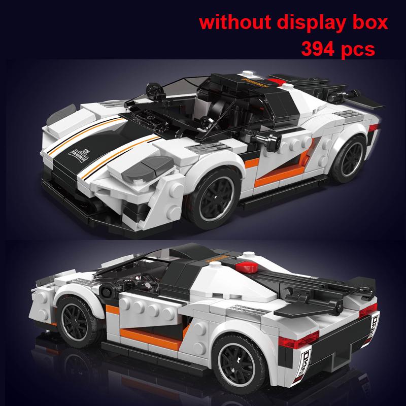 City Speed  Technical Moc Car Sports Car Racing Building Blocks Brick Vehicle Educational Construction Toys