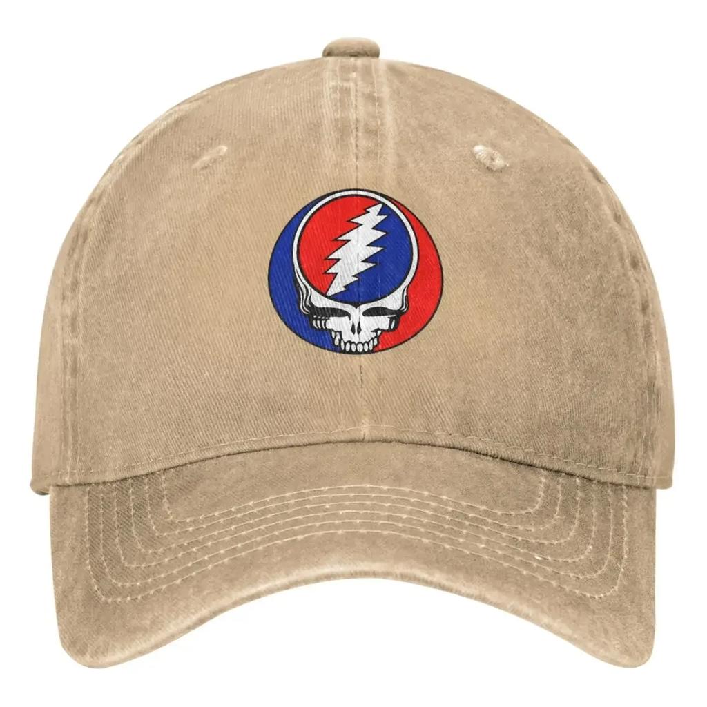 Cappellino da Baseball Lavato Band Rock Music Grata Casual Hip Hop Cappelli Estivi Unisex Adolescenti Outdoor Palestra Design Cappellini da Baseball