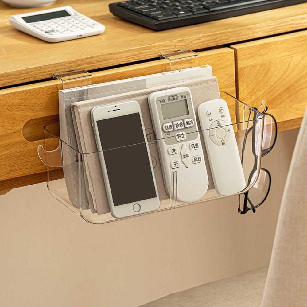 

Multifunctional Transparent Storage Box Space-saving Garbage Storage Box Kitchen Supplies Transparent white